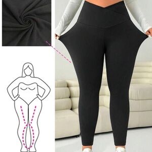 SHEIN Black High-Waisted Leggings